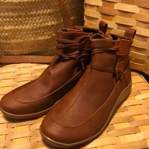 Brown booties